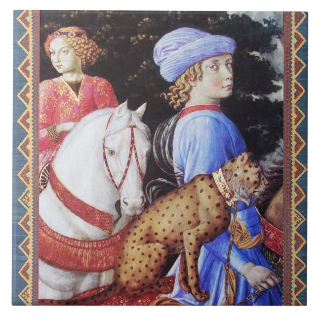 Verarbeitung von Magus Melchior, Pferdereiter, Wil Fliese (Vorderseite)