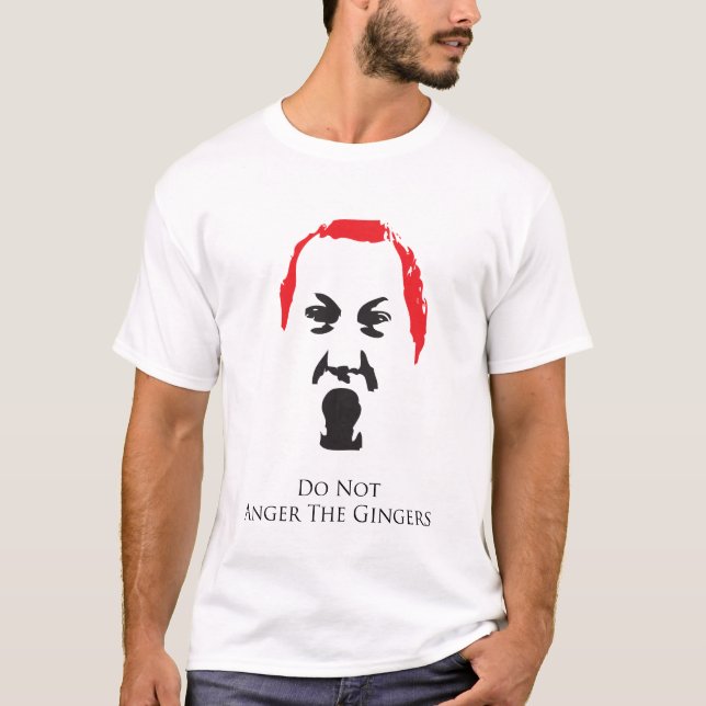 Verärgern Sie nicht die Ingwer T-Shirt (Vorderseite)