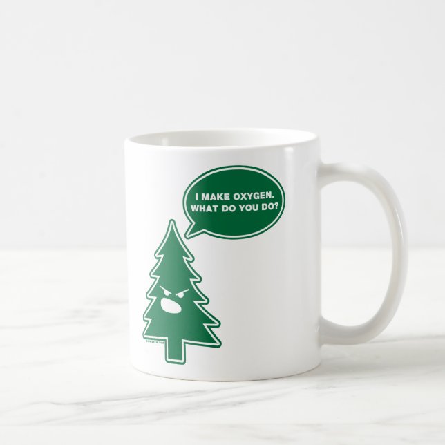 Verärgerte Baum-Tasse Kaffeetasse (Rechts)