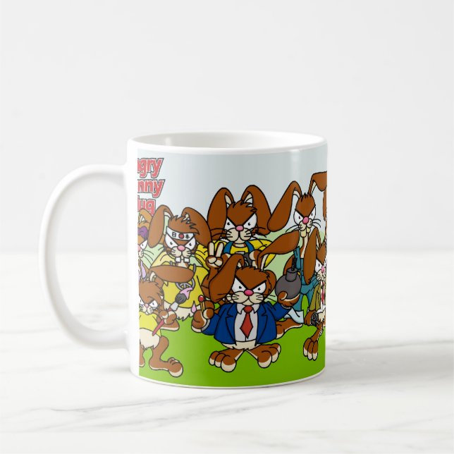 Verärgerte Häschen-Tasse - Form 2007 Tasse (Links)