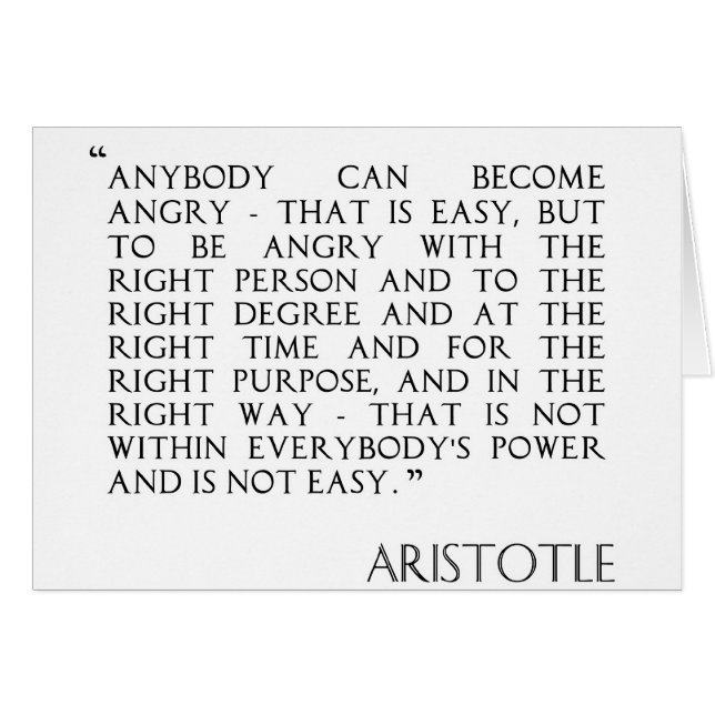 Verärgerte Karte sein (Vorderseite (Horizontal))