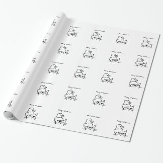 Verärgerte Katze ist Geschenkpapier