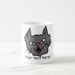 Verärgerte Katzen-Tasse Tasse