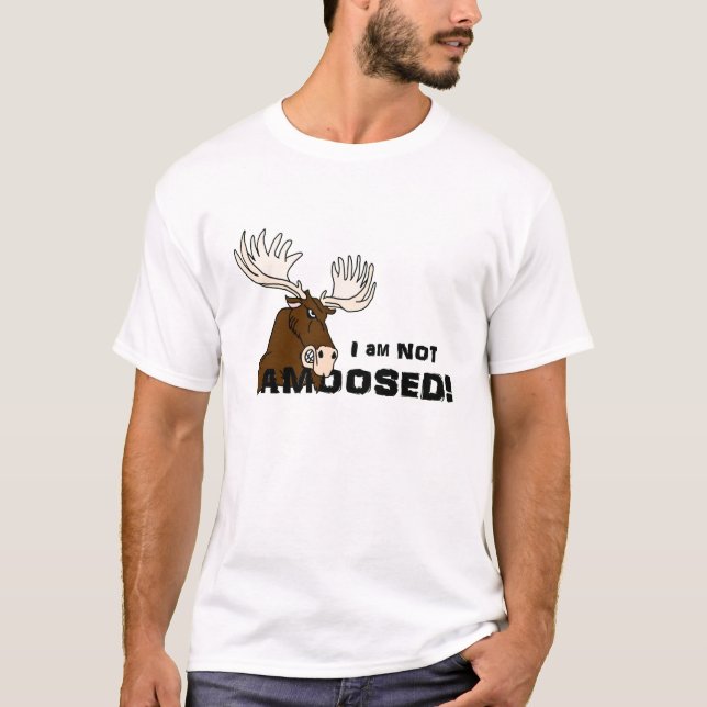 Verärgerte nicht Amoosed Elche T-Shirt (Vorderseite)