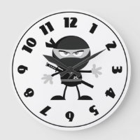 Verärgerte Ninja Kriegers-Uhr