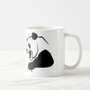 verärgerte Panda-Tasse Tasse