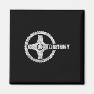 Verärgerte Radfahrer Fahrrad Kurbel Radfahrer Fahr Magnet