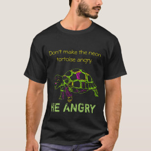 Verärgerte Schildkröte - Neonversion T-Shirt