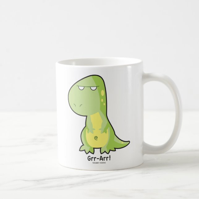 Verärgerte T-Rex Tasse (Rechts)