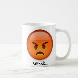 Verärgerte und glückliche Emoji Tasse! Tasse