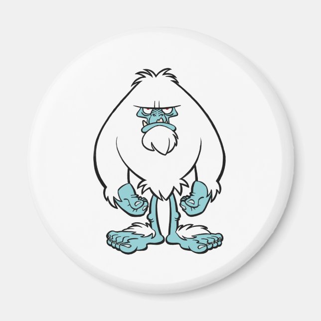Verärgerte Yeti Magnet (Vorne)
