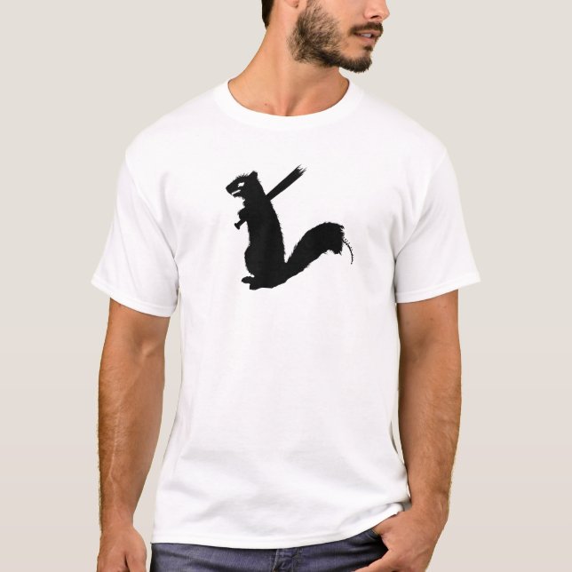 Verärgerte Zombie-Eichhörnchen-Sammlung T-Shirt (Vorderseite)