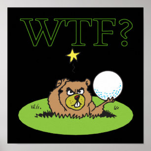 Verärgerter Gopher Poster