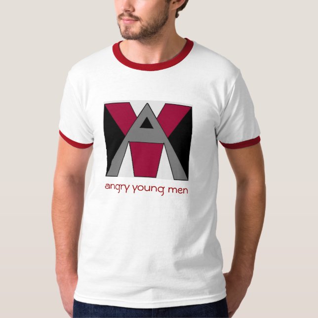 Verärgerter junge Mann-Wecker T-Shirt (Vorderseite)