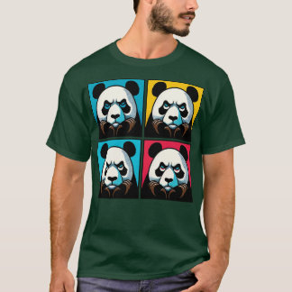 Verärgerter Panda Lustiger Panda Kunst 1 T-Shirt
