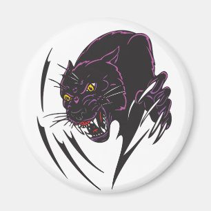 Verärgerter Panther Magnet