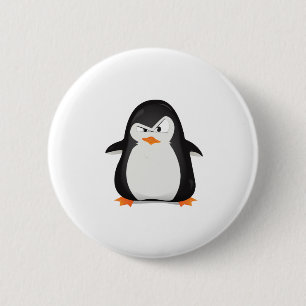 Verärgerter Pinguin Button