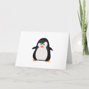Verärgerter Pinguin Karte