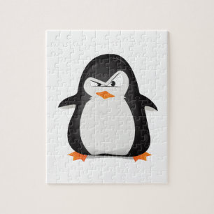 Verärgerter Pinguin Puzzle