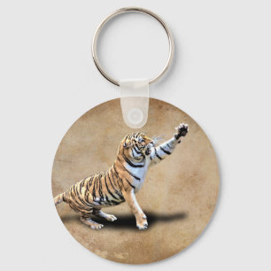 VERÄRGERTER TIGER SCHLÜSSELANHÄNGER