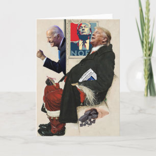 Verärgerter Verlierer Weihnachtskarte Karte