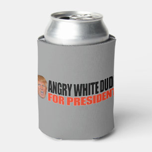 VERÄRGERTER WEISSER TYP FÜR PRÄSIDENTEN - .PNG DOSENKÜHLER