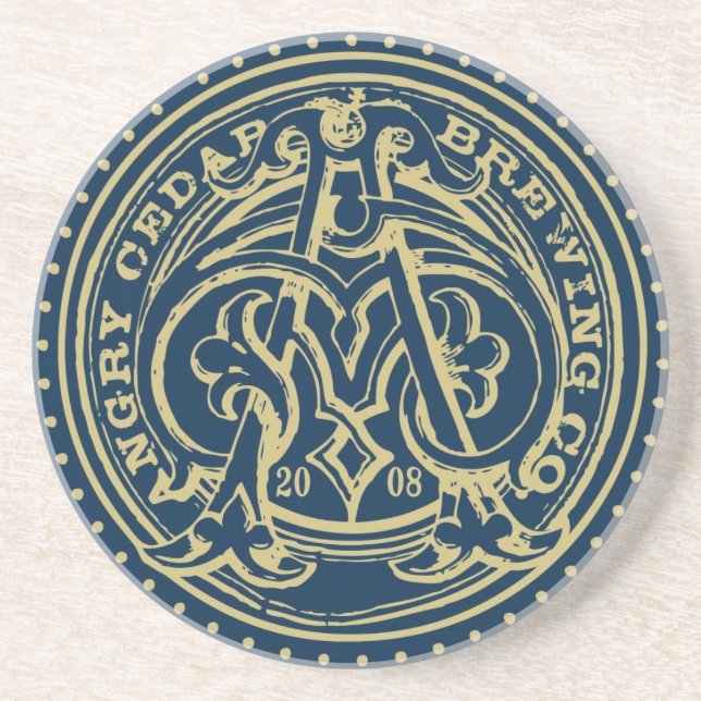 Verärgerter Zedern-Untersetzer Untersetzer (Vorne)