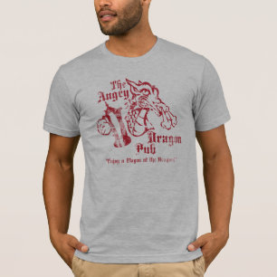 Verärgertes Drachepub-Grau-Shirt T-Shirt