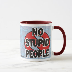 Verärgertes Häschen keine dumme Leute-Tasse 1 Tasse