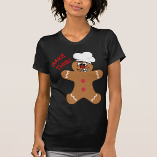 Verärgertes Lebkuchen-Mann-Plätzchen T-Shirt