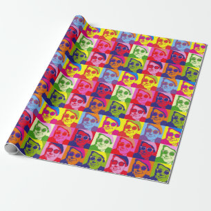 Verärgertes Salmond Geschenkpapier