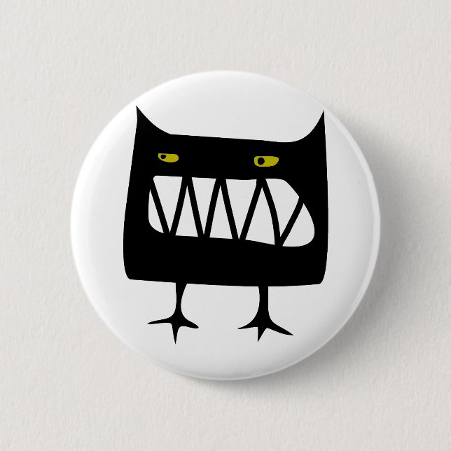 Verärgertes Wossum Button (Vorderseite)