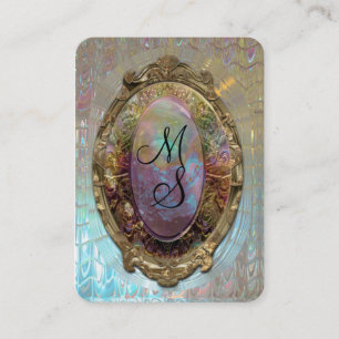 Veraspeece barockes Monogramm beruflich Visitenkarte