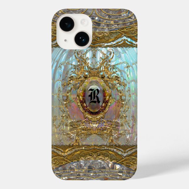 Veraspeece Merci Baroque Monogram Case-Mate iPhone Hülle (Rückseite)