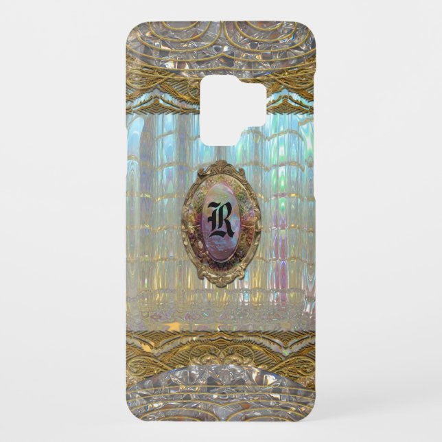 Veraspeece süßes barockes elegantes Monogramm Case-Mate Samsung Galaxy Hülle (Rückseite)