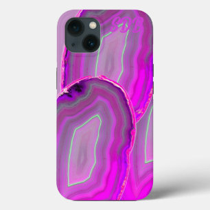 Verband Agate, Magenta Tint, poliert Case-Mate iPhone Hülle