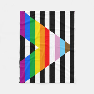 Verband Fortschritts-Stolzflagge Fleecedecke