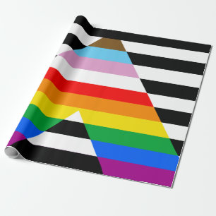 Verband Fortschritts-Stolzflagge Geschenkpapier