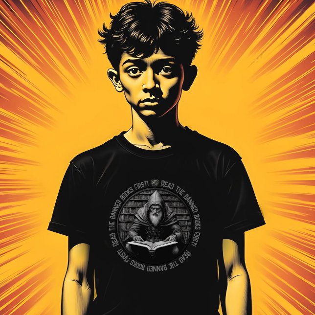 Verbannte Bücher zuerst lesen T-Shirt (Von Creator hochgeladen)