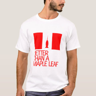 Verbessern Sie als ein Ahornblatt T-Shirt