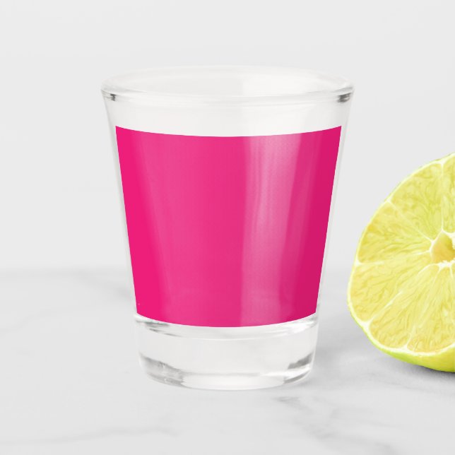 Verbessern Sie Ihr Design mit rosa Hintergrund Schnapsglas (Vorderseite)
