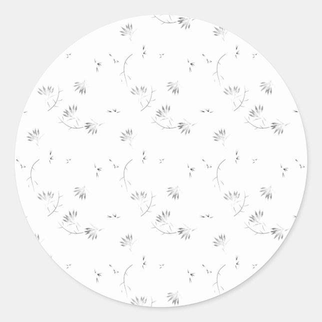 Verbessern Sie Ihre Marke mit klassischen Round-St Runder Aufkleber (Vorderseite)