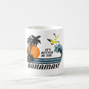Verbessern Sie in Bahamas verblaßte Tasse