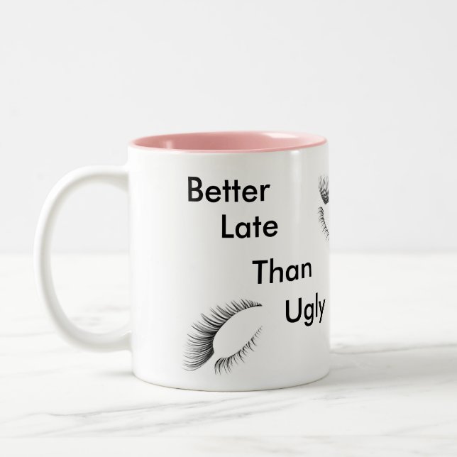 Verbessern Sie spät als hässliche Tasse (Links)