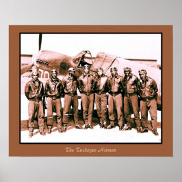 (verbessert) Die Tuskegee Airmen (20 x 16 Zoll) Poster