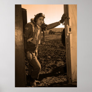 Verbessertes Portrait von Edward M. Thomas Poster