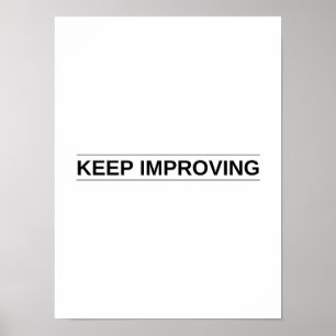 Verbesserung behalt - Motivierend Poster