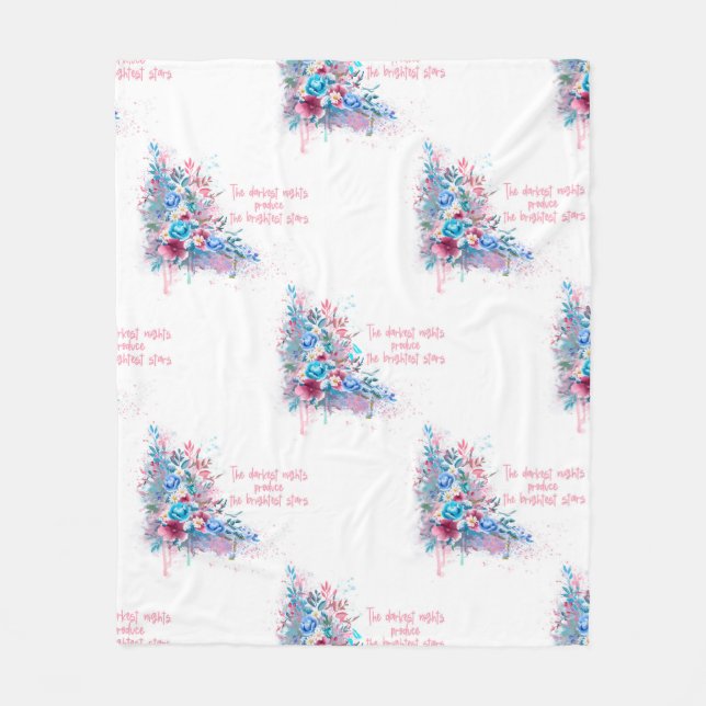 Verbesserung des Krebsangebots durch Blume Fleecedecke (Vorderseite)