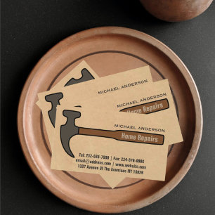 Verbesserung und Reparatur von Zuhause Visitenkarte