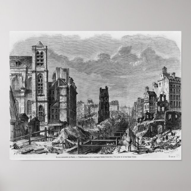Verbesserungen in Paris Poster (Vorne)